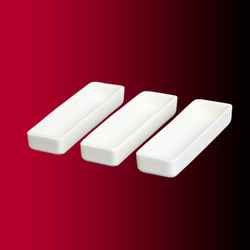 Alumina Flat Bottom Boat Crucible 27mL