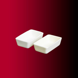 Alumina Flat Bottom Boat Crucible 35mL