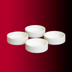 Alumina Round Shallow Crucible 22mL