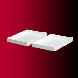 Alumina Rectangular Crucible, 533mL