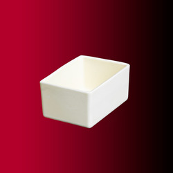 Alumina Rectangular Crucible 130mL